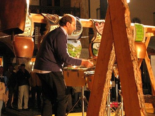 savigliano percussioni2.JPG - Il percussionista Riccardo Balbinutti